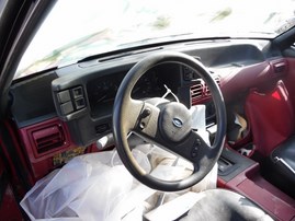 1989 FORD MUSTANG LX RED CONV 2.3L AT F18051